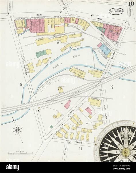 Fitchburg map hi-res stock photography and images - Alamy