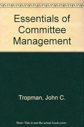 Buy Essentials of Committee Management Book Online at Low Prices in ...