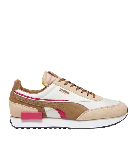 Buy Puma Unisex-Adult Future Rider Double Warm White-Astro Red Sneaker ...