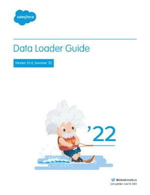 Fillable Online Data Loader Guide - SalesforceData Loader Guide ...