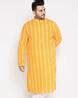 Buy Orange Kurtas for Men by VASTRAMAY Online | Ajio.com