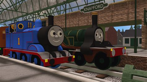 Thomas meets Emily by RedKirbDaRedPuffball on DeviantArt