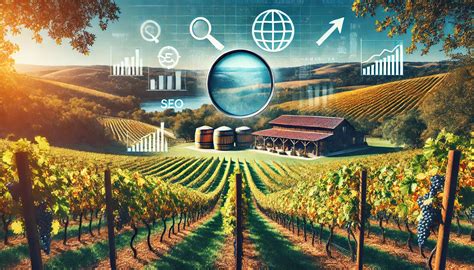 Fine Wine SEO | Seattle Marketing Partnering with SEO Company Vector Art