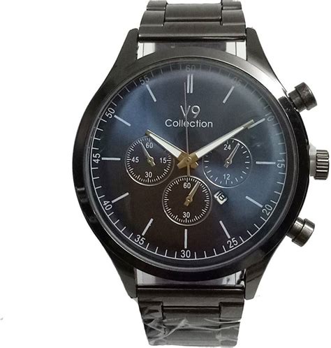 v9 collection V9 Collection Date Functioning Analog Watch Analog Watch ...