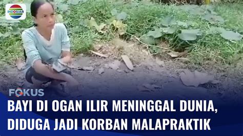 Terjadi Lagi! Bayi Usia 3 Hari di Ogan Ilir Meninggal Dunia Diduga Jadi ...