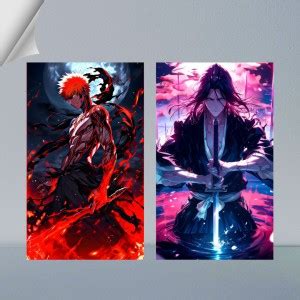 VIRGIN ARTS | ICHIGO KURASAKI & BYAKUYA KUCHIKI | BLEACH | ANIME | 300 ...