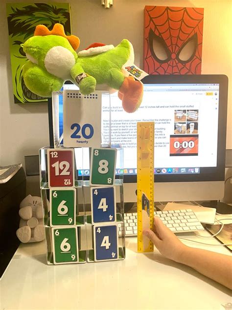 Tallest Tower Note Card Challenge 的图像结果