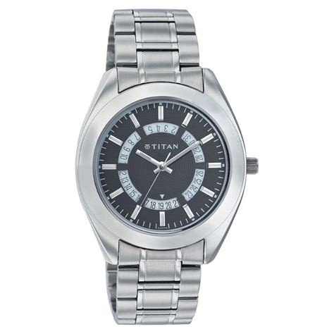 Titan Quartz Analog with Date Black Dial Watch for Men-ND1557SM01 – The ...
