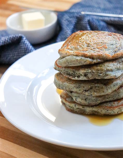 Blue Cornmeal Pancakes