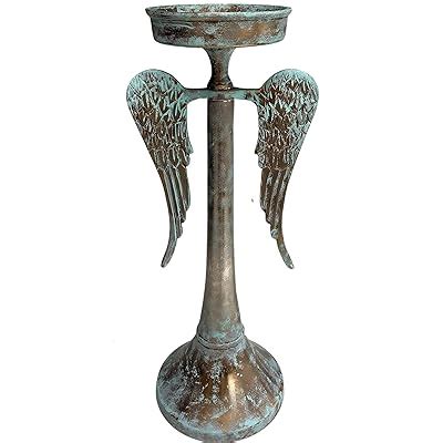 Buy Angel Wings Candle Holders for Table - Painted Metal to Give ...