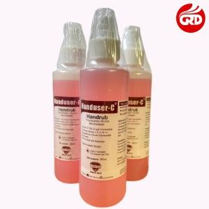 HANDUSER C - 250ml - Pack of 3 Hand Sanitizer Bottle + Dispenser ...