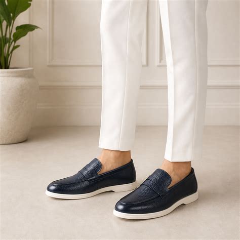 Buy Blue Men's Loafers & Moccasins - The Federer Blue | Tresmode