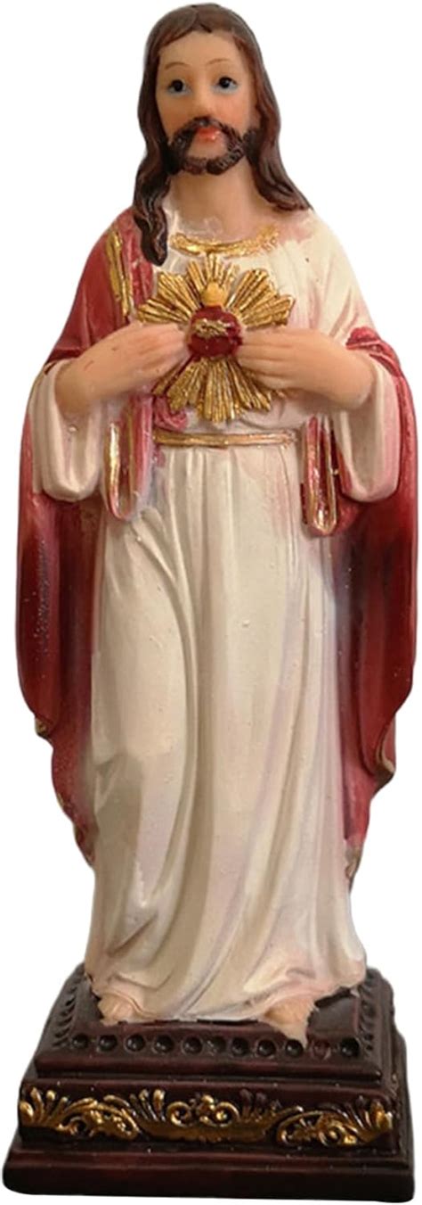 Jeorywoet Sacred Heart of Jesus Statue, 5.12 Inch Resin Jesus India | Ubuy