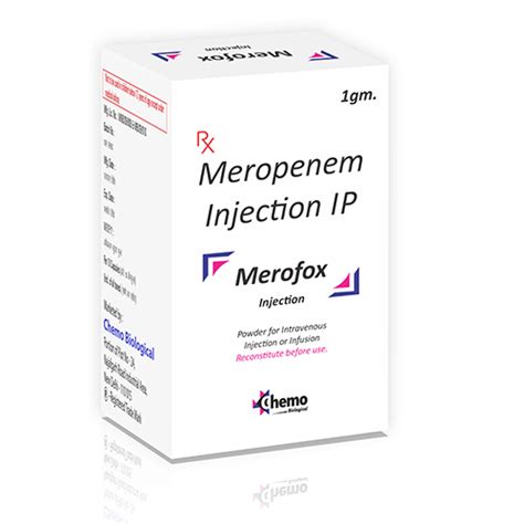 MEROFOX-1GM Injection Chemo Biological