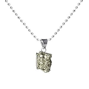 Shubhanjali Crystal Pyrite Cluster Pendant Original From Peru Pyrite ...