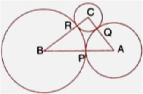 ABC is a triangle with AB=10cm, BC=8cm and AC=6cm (not drawn to scale ...