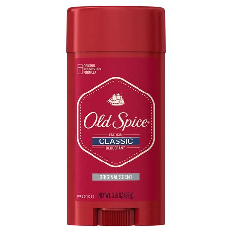 Old Spice Classic Original Scent Deodorant for Men, 3.25 Oz. - Walmart ...