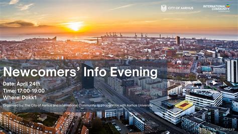 Newcomers Info Evening - Physical (April), Dokk1, Arhus, 24 April 2025 ...