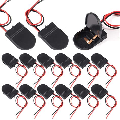 15pcs Cr2032 Battery Holder Cr2032 Battery Holder With Switch Coin ...