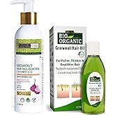 INDUS VALLEY Bio Organic Growout Hair Oil - 100ml : Amazon.in: Beauty
