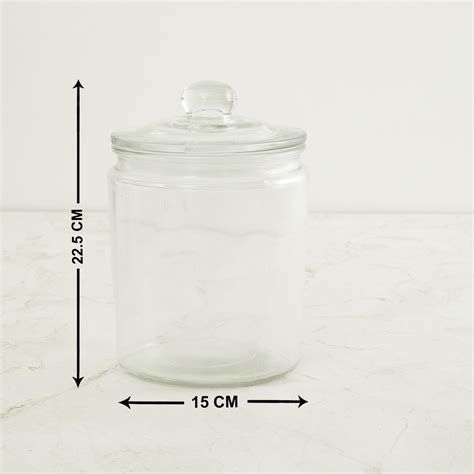 Buy Palestine Glass Storage Jar - 1.8L from Home Centre at just INR 599.0