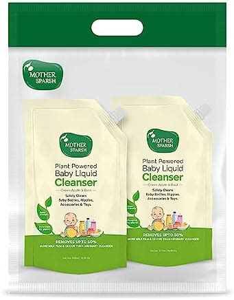Mother Sparsh Natural Baby Liquid Cleanser (Powered by Plants) Cleanser ...