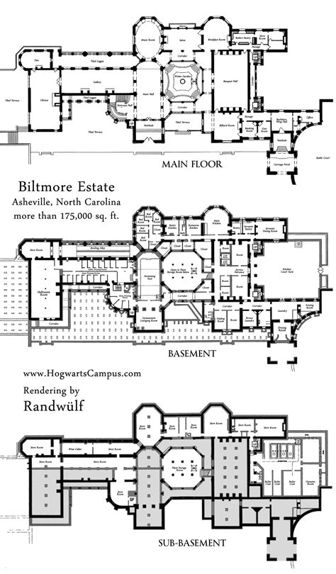 Explore the Biltmore Estate Mansion Floor Plan