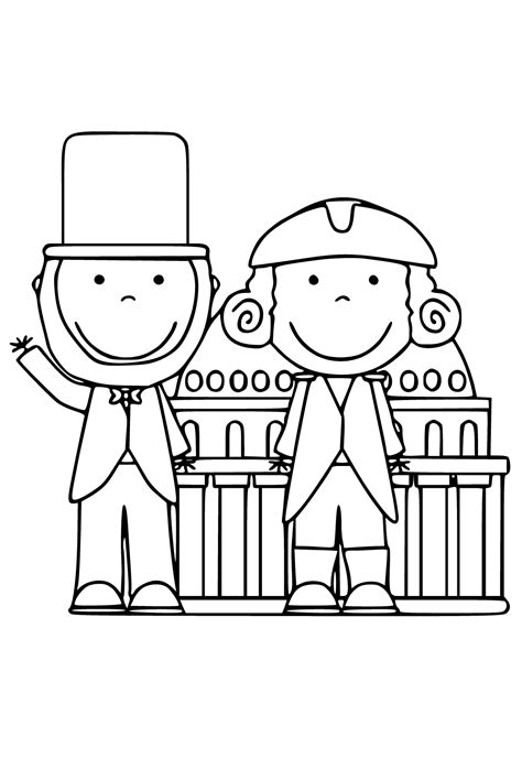 Presidents Day Coloring Pages