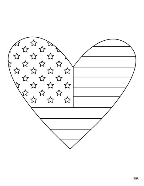 American Flag Coloring Pages & Templates - 20 FREE Pages - PrintaBulk