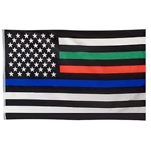 Hero Designs Military, Fire and Police Flag : Amazon.in: Garden & Outdoors