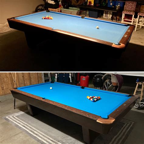 Pool Table Blue Cloth