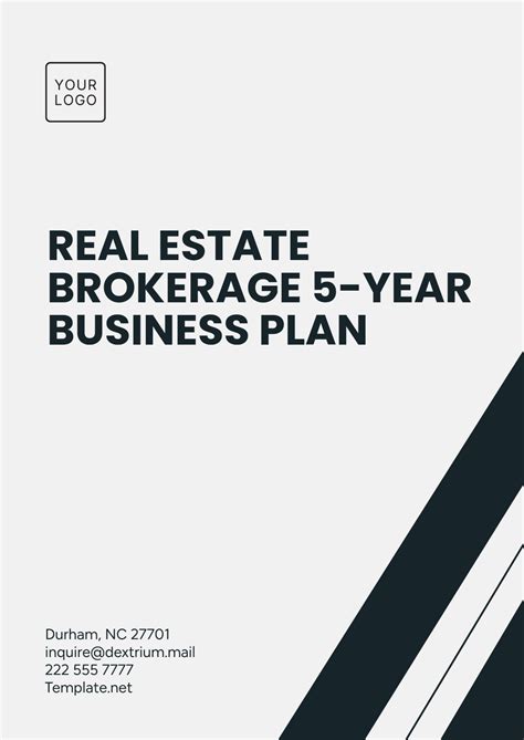 Real Estate Business Plan Template 的图像结果