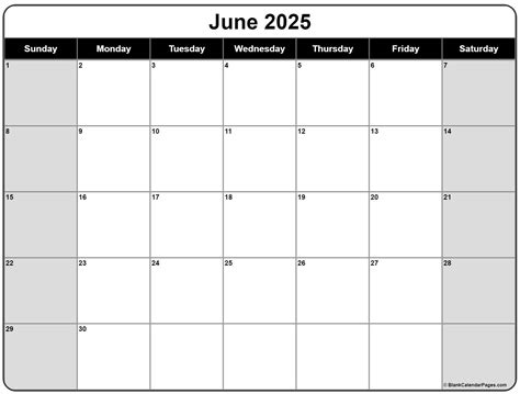 June 2025 calendar | free printable calendars