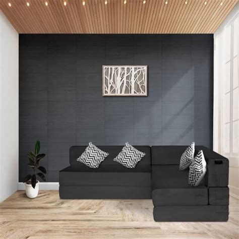 L Shaped Sofa Cum Bed - Buy L Shaped Sofa Cum Bed online at Best Prices ...