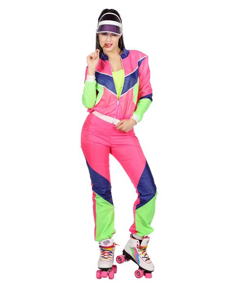 80s Tracksuit Ladies Costume buy online | Horror-Shop.com