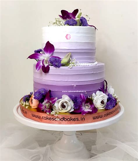 Lavender Wedding Cake