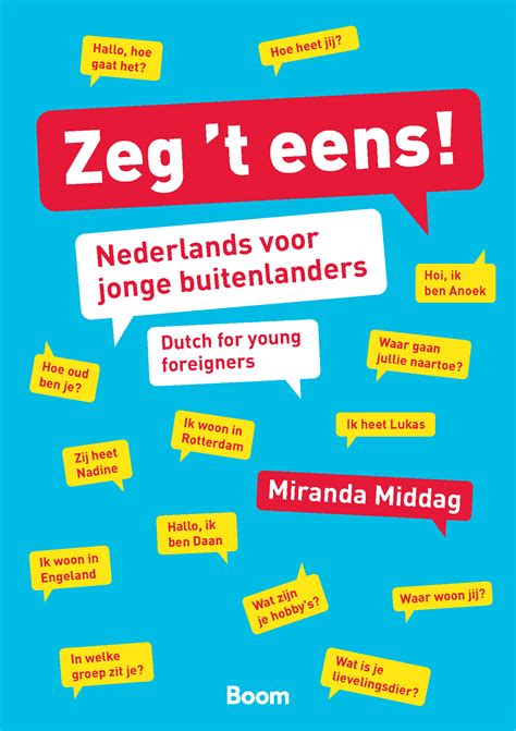 Zeg 't eens! | Middag | 9789085064763 | Boom