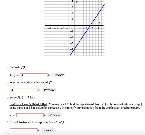 Solved a. Evaluate f(1). f(1)= b. What is the vertical | Chegg.com
