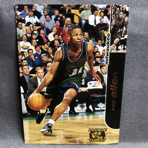 1998 Press Pass Double Threat #39 Ray Allen BUCKS | eBay