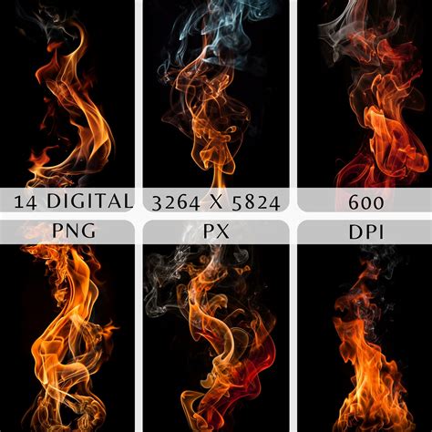 Fire PNG Overlay: Ignite Your Designs! Perfect for Photoshop, Vivid ...