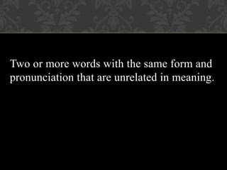 Image result for Lexical Relation Examples