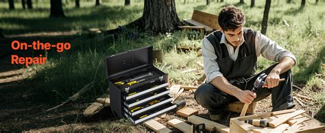 Image result for Portable Metal Tool Box