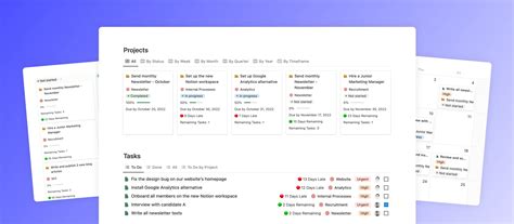 Image result for Notion Project Management Template