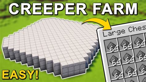Image result for Creeper Farm Tutorial 1.17 Java Rays Works