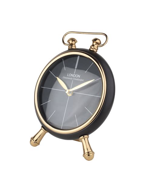 Buy De Maison Decor Essence Desk Timepiece In Black Gold Online
