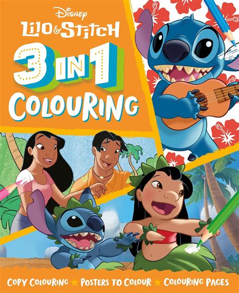 Disney Lilo & Stitch: 3 in 1 Colouring : Walt Disney: Amazon.in: Books