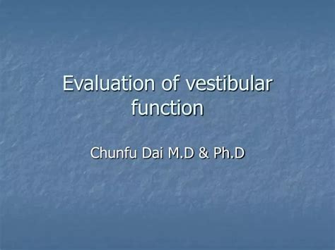 Image result for Vestibular Function