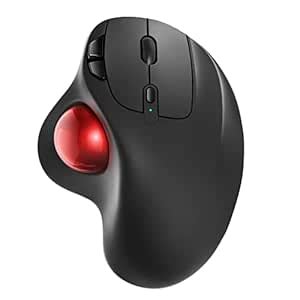 Amazon.in: Buy Wireless Trackball Mouse, Rechargeable Ergonomic, Easy ...