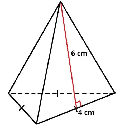 Surface Area Formula for Triangular Pyramids 的图像结果