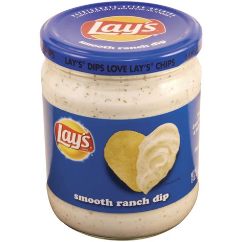 Frito Lay Lay's Dip, Smooth Ranch, 15.0 oz (425.2 g) - Food & Grocery ...